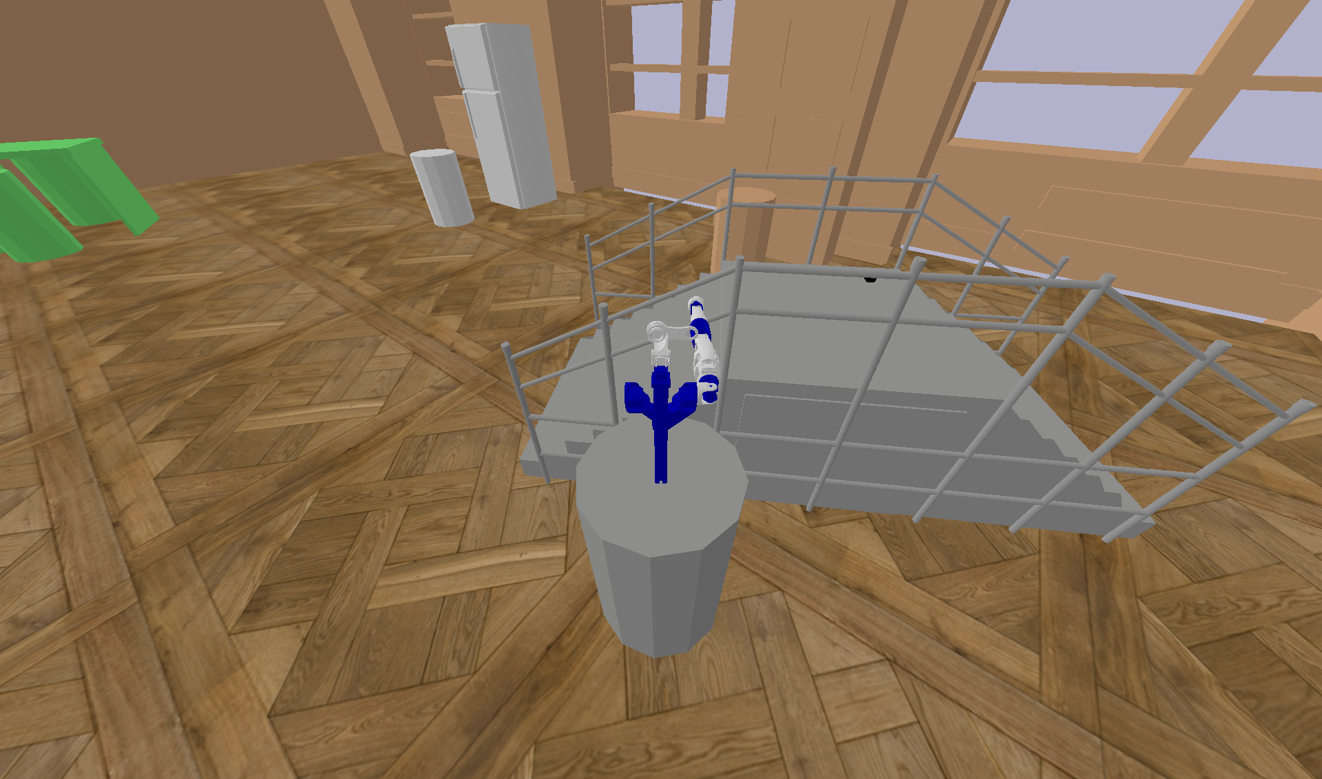 Reachy stairs